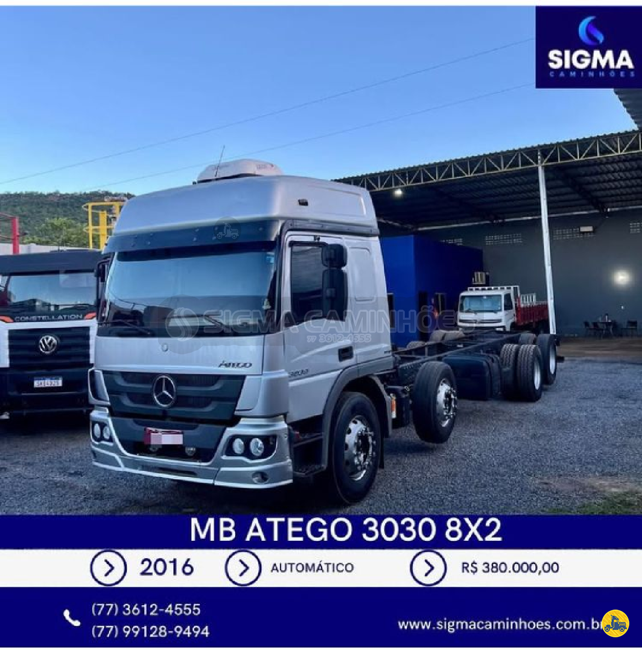 CAMINHAO MERCEDES-BENZ MB 3030 Cavalo Mecânico Cavalo 8x2 Sigma Caminhões BARREIRAS BAHIA BA